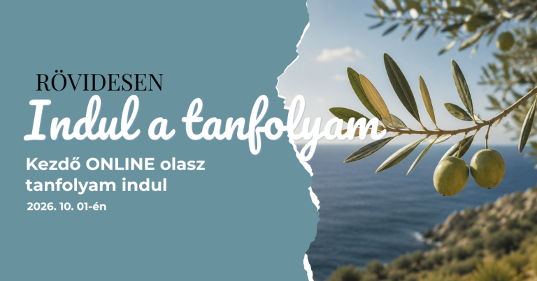 Kezdő olasz tanfolyam